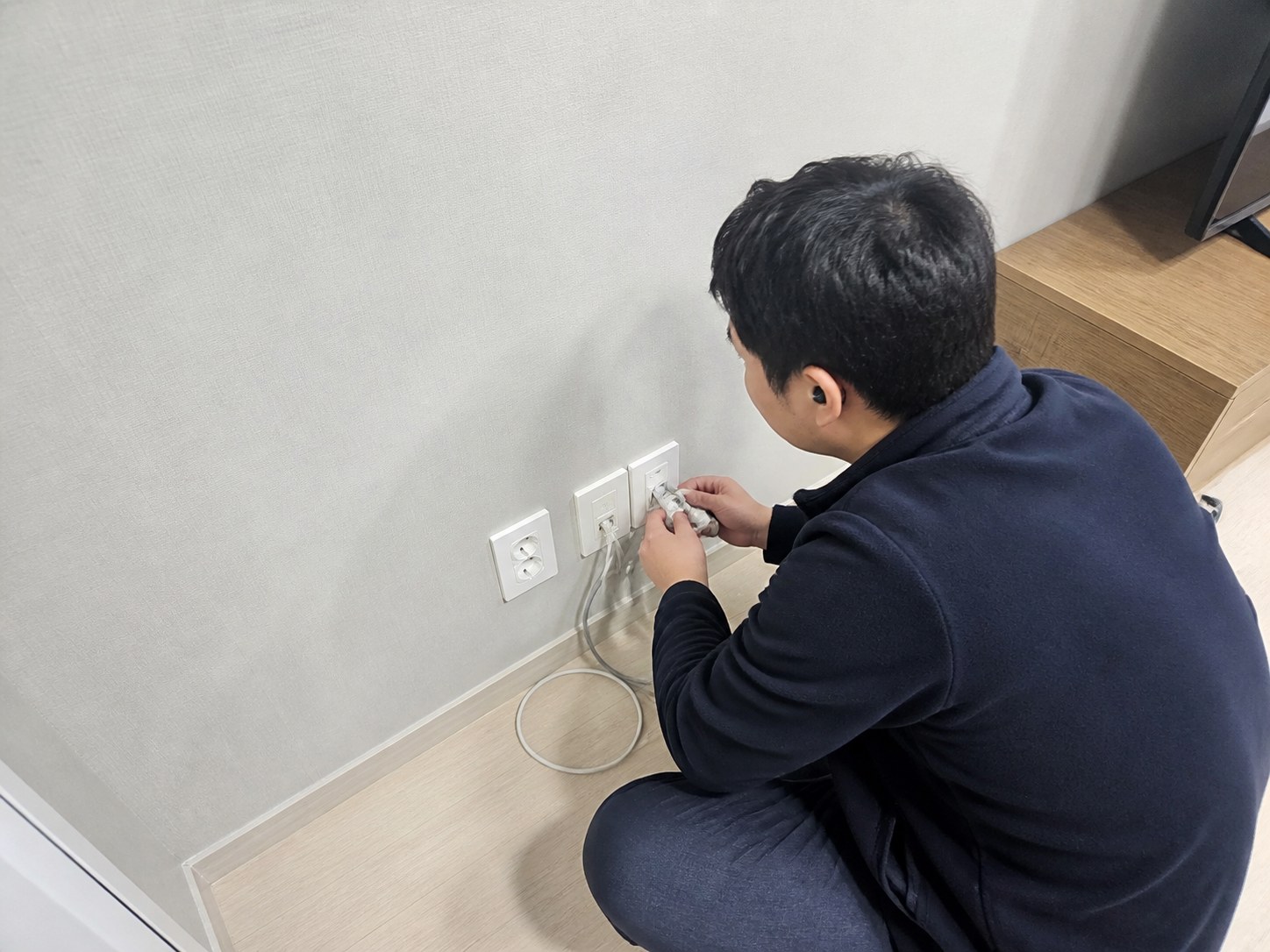 인터넷 가입 현장 시공 사진 1