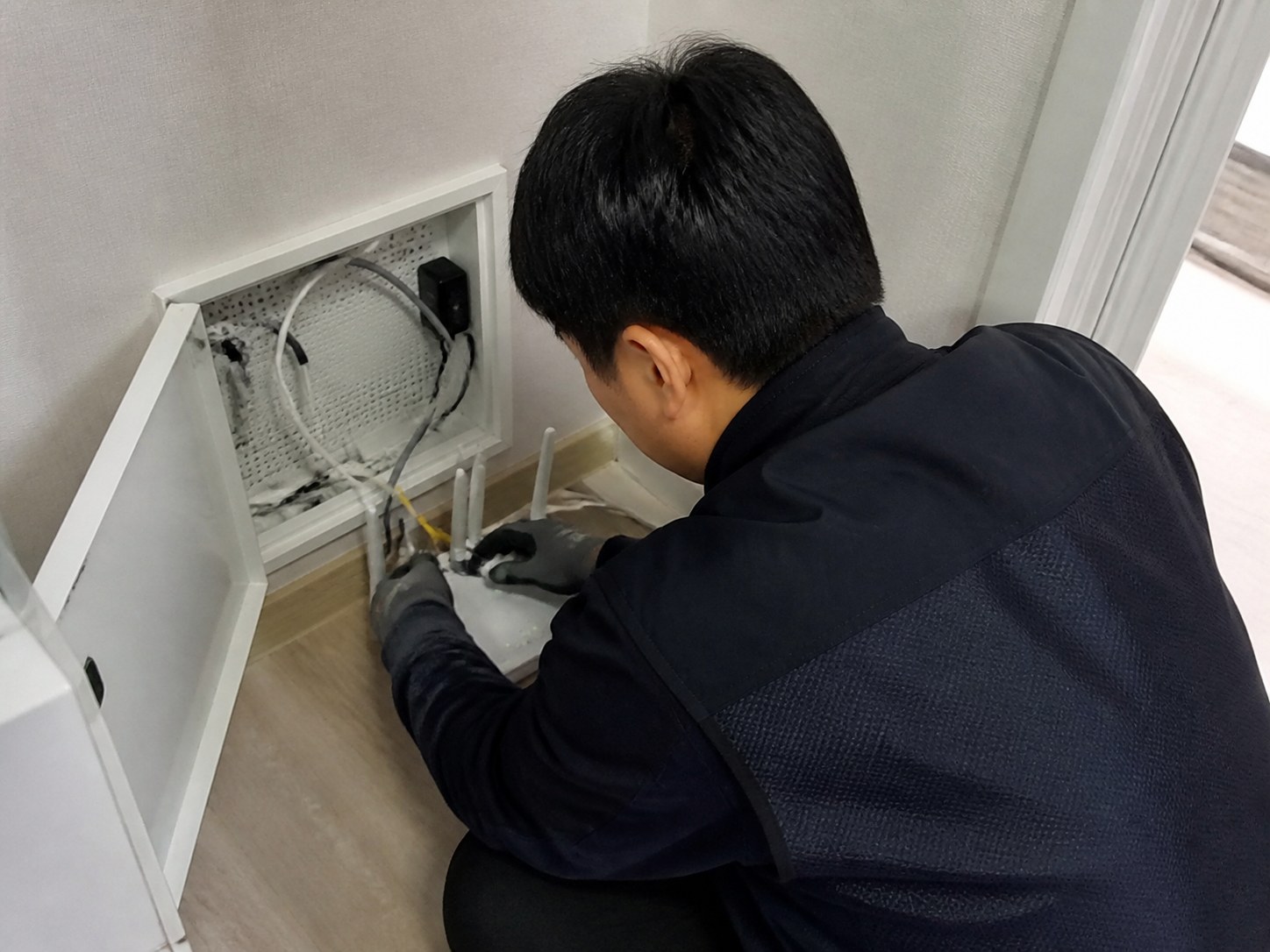 인터넷 가입 현장 시공 사진 2